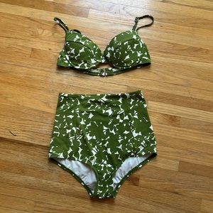 Michael Kors High Waisted Underwire Bikini